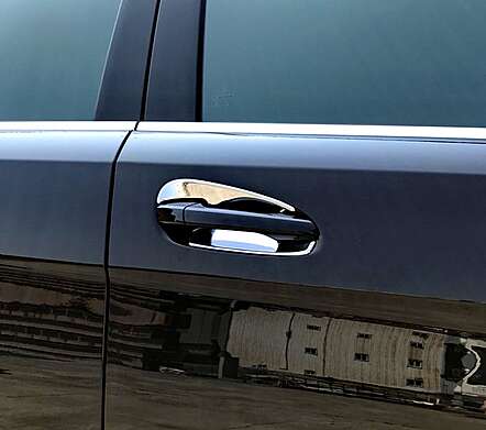 Door handle trims chrome IDFR 1-MB354-06C for Mercedes-Benz W166 GLE Class 2015-2019
