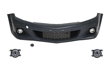 Front Bumper suitable for Opel Astra H (2004-2009) OPC Design with Fog Lights