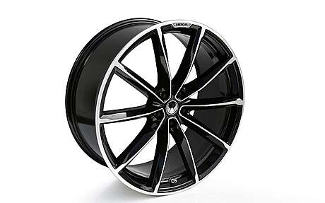 Alloy Wheel VOLUTION® X. Diamond-cut, black Heico Sportiv H7710250B Volvo XC60 2017-2023