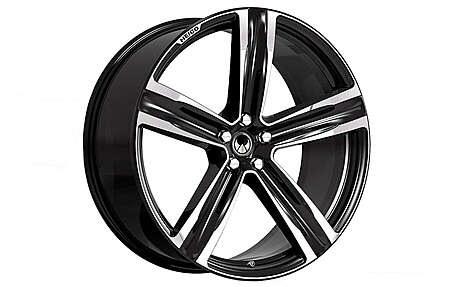 Alloy Wheel VOLUTION® V. Diamond-cut, black 9,5x22" Offset 40 Heico Sportiv H7710222B Volvo XC60 2008-2017