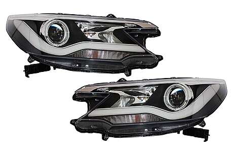 Headlights LED suitable for HONDA CR-V 2012-2014 RM4 Pre-Facelift Light Bar Facelift Design