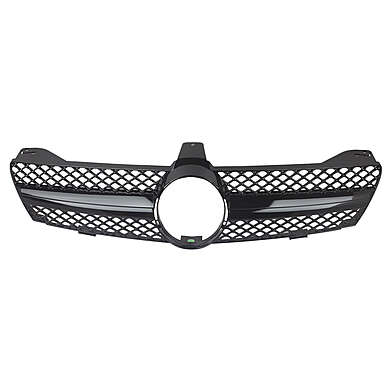 Radiator Grille Glossy Black AMG Style Mercedes Benz CLS C219 2004-2008