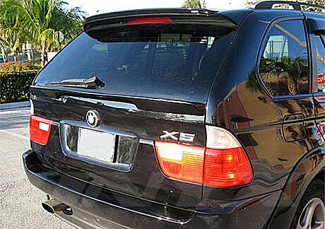 Rear Trunk Spoiler Upper Unpainted BMW E53 X5 2000-2006 