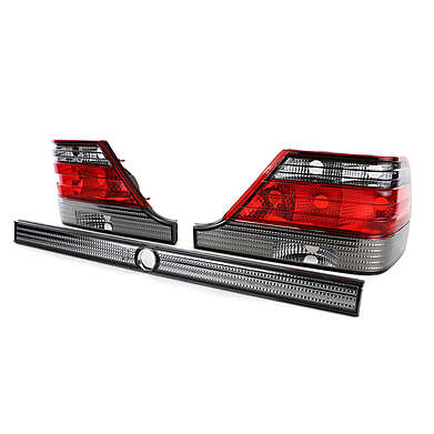 Tail Lights Red Crystal Smoke Mercedes W140 1994-1998