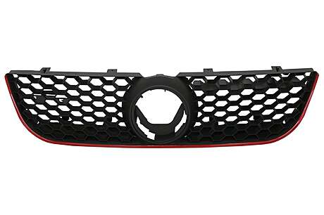 Front Central Sport Grille suitable for VW Polo 9N 9N3 (2006-2009) Honeycomb GTI Design