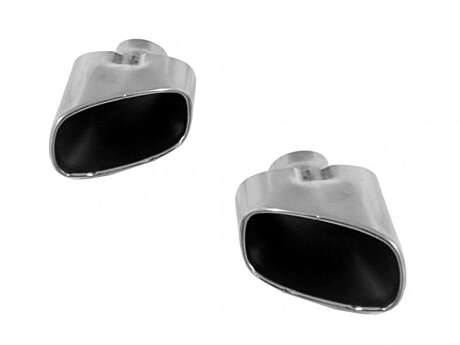 Suitable for BMW X5 E70 Exhaust Muffler Tips (2007-up) LCI Facelift Look