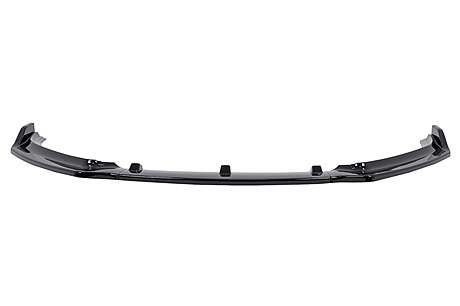 Front Bumper Lip Extension Spoiler suitable for VW Polo 6R 6C Facelift (2009-2017) Piano Black