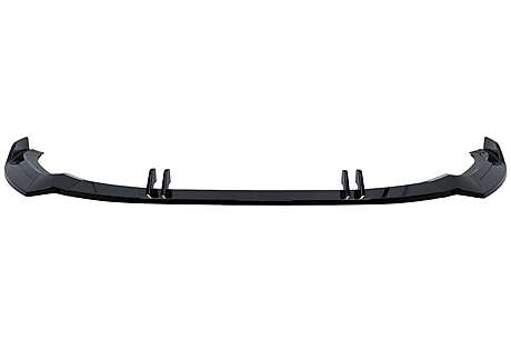 Front Bumper Add-On Spoiler Lip suitable for Audi A5 F5 Facelift S-Line (2020-up) Piano Black