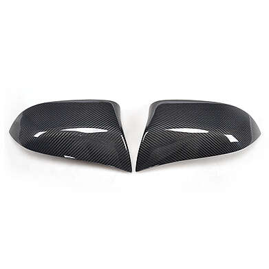 Carbon Fibre Replace Side Wing Mirror Cover Caps For BMW X3 F25 X4 F26 X5 F15 X6 F16