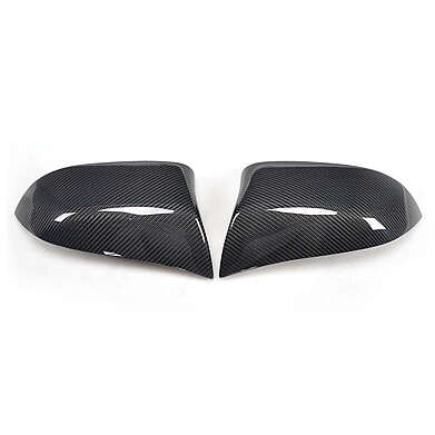Carbon Fibre Replace Side Wing Mirror Cover Caps For BMW X3 F25 X4 F26 X5 F15 X6 F16 