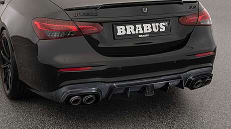 Brabus Carbon Rear Bumper Diffuser Mercedes-Benz E63 AMG W213 E-Class Sedan Restyling 2021-2024
