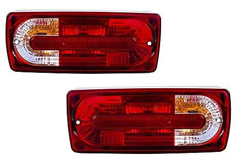 Taillights suitable for Mercedes G-class W463 (1989-2015) G55 Design Red Clear