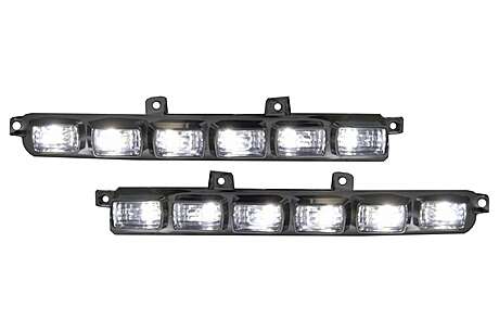 LED DRL for Front Bumper Spoiler Extension suitable for Mercedes G-Class W463 (1989-2017)