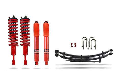 Pedders Extra Heavy Duty Load Carrying and Towing Suspension Kit. With Assembled struts.  803195 Ford Ranger 2011-2018