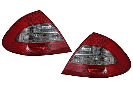 LED Taillights suitable for Mercedes E-Class W211 Limousine (2002-04.2006) Red/Smoke