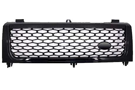 Central Grille suitable for Land Range Rover Vogue III L322 (2002-2005) All Black Autobiography Supercharged Edition