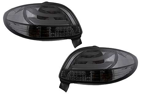 LED Taillights suitable for Peugeot 206 HatchBack 3 / 5 Doors (1998-2004) Black Smoke