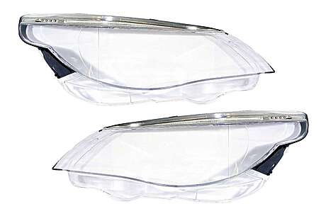 Headlights Lens Glasses suitable for BMW 5 Series E60 E61 Non-LCI (2003-03.2007) Limousine Touring
