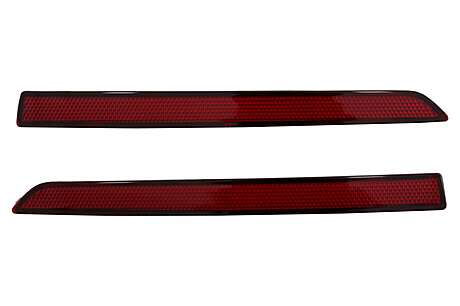 Red Reflectors suitable for BMW 3 Series F30 (2011-2019) Only M3 Sport Design Rear Bumper