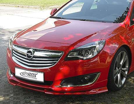 RDX RDFAVX30706 Front Lip Splitter VARIO-X for OPEL Insignia OPC-Line (2013+) (Fit for Cars with OPC-Line Front lip) 