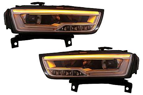 Full LED Headlights suitable for Audi Q3 8U Facelift (2014-2017) Conversion from Xenon to LED