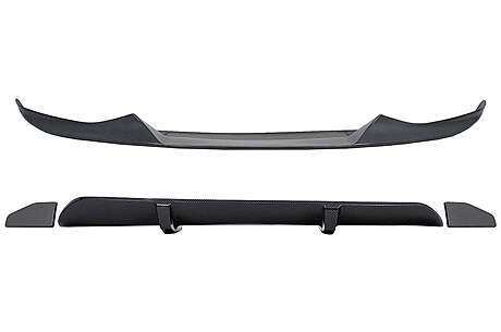Body Kit Front Bumper Lip and Air Diffuser suitable for BMW X5 F15 (2014-2018) Aero Package M Technik Sport Carbon
