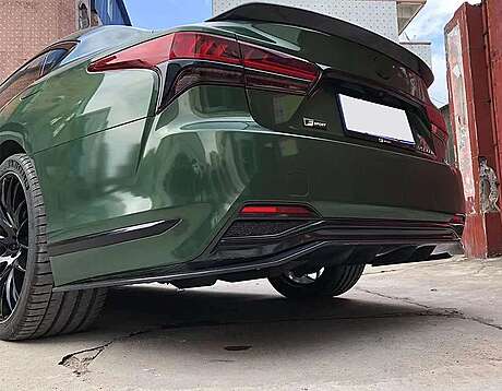 Carbon Rear Bumper Diffuser Lexus LS500h 2017-2023