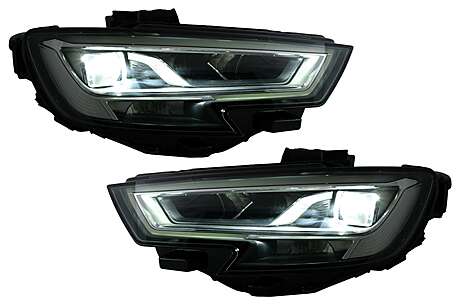 LED Headlights suitable for Audi A3 8V Facelift (2016-2019) Upgrade for Xenon