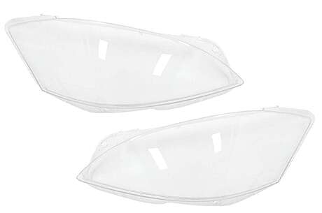 Headlights Lens Glasses suitable for Mercedes S-Class W221 Facelift (2010-2013) Clear