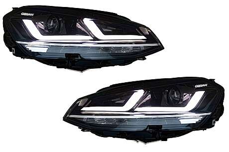 Osram Full LED Headlights LEDriving suitable for VW Golf 7 VII 12-17 Chrome Upgrade for Xenon&Halogen DRL Cars