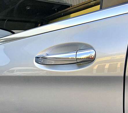 Door handle trims chrome IDFR 1-MB111-07C for Mercedes-Benz W205 C Class 2014-2018