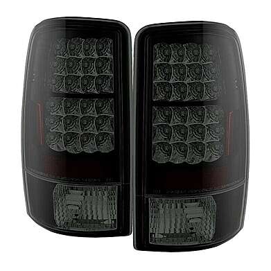 LED Tail Lights Black Smoke Spyder 5078001 Chevrolet Suburban / Tahoe 1500 / 2500 2000-2006