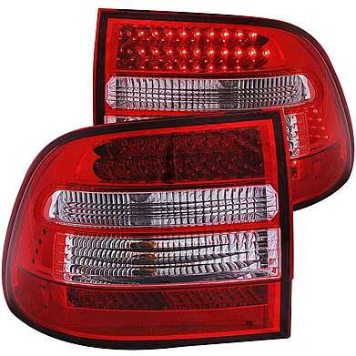Rear Tail Lights Led Red Anzo 321170 Porsche Cayenne 955 2003-2006