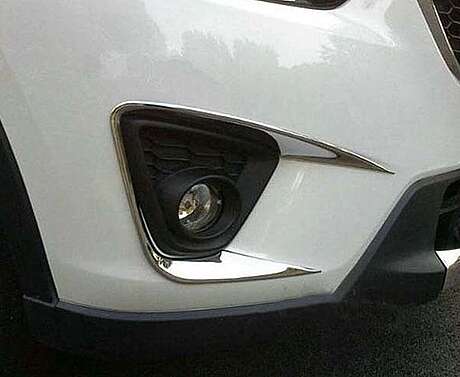 Chrome Fog Lights Trims Mazda CX-5 2013-2015