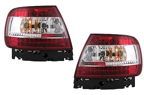 LED Taillights suitable for Audi A4 B5 8D (1994-2000) Limousine Red Clear