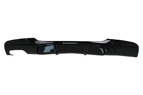 Rear Bumper Diffuser Left Double Outlet suitable for BMW 3 Series E90 E91 (2004-2012) M Design Piano Black