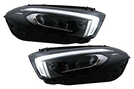 Full LED Headlights suitable for Mercedes A-Class W177 V177 (2018-Up) Conversion from Halogen to LED