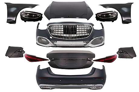 Complete Body Kit suitable for Mercedes S-Class W221 (2005-2013) Conversion to W223 M Design