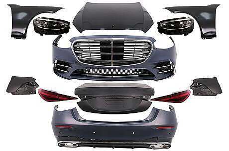 Complete Body Kit suitable for Mercedes S-Class W221 (2005-2013) Conversion to W223 S450 Design