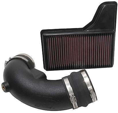 Cold Air Intake Roto Mold Tube K&N 57-2605 Ford Mustang GT V8 5.0L 2018-2023
