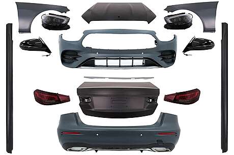 Body Kit suitable for Mercedes E-Class W212 (2009-2012) Conversion to W213 E63 Design
