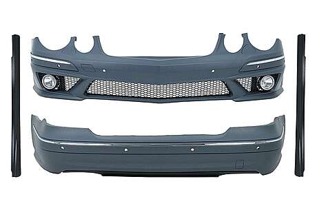 Body Kit with Side Skirts suitable for Mercedes E-Class W211 (2002-2009) E63 Design