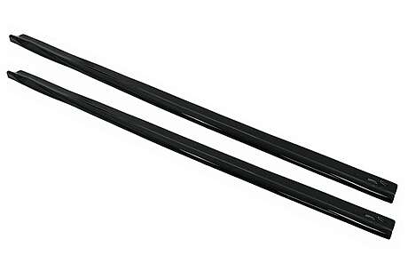 Side Skirts Extension suitable for Mercedes A-Class W176 Sport Line A45 Hatchback (2012-2018) Piano Black