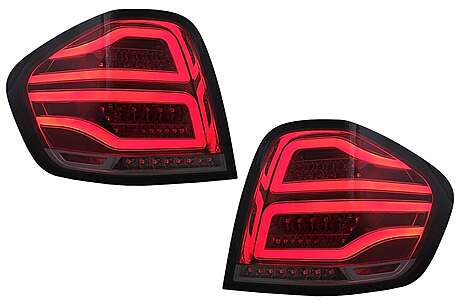 FULL LED Taillights suitable for Mercedes M-Class W164 (2005-2008) Red Smoke
