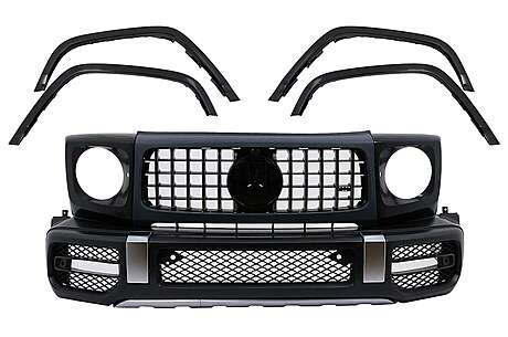 Complete Front Assembly Kit suitable for Mercedes G-Class W463 Facelift (2018-Up) G63 Look
