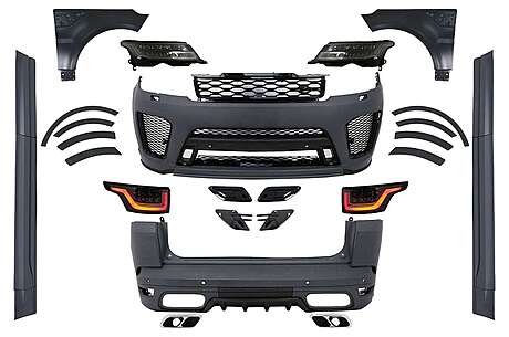 Complete Body Kit suitable for Range Rover Sport L494 (2013-2017) Conversion to 2019 SVR Design
