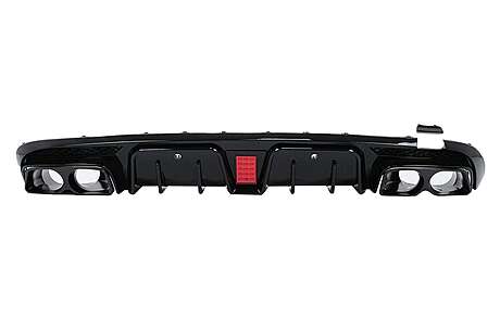 Rear Bumper Diffuser suitable for Mercedes C-Class W205 S205 (2014-2020) only for Sport Line
