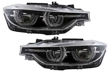 Full LED Headlights Angel Eyes suitable for BMW 3 Series F30 F31 Sedan Touring (2011-up)
