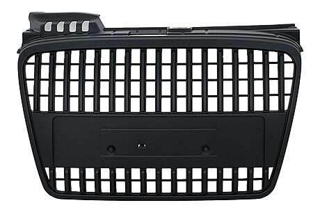 Badgeless Front Grille suitable for Audi A4 B7 (2004-2008) Black