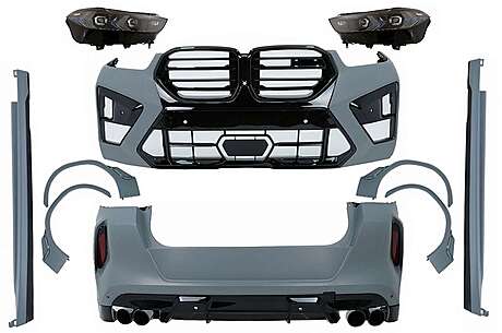 Complete Body Kit suitable for BMW X6 G06 (2019-03.2023) conversion to LCI 2023 X6M Design